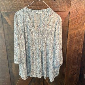 Rose & Olive floral print blouse